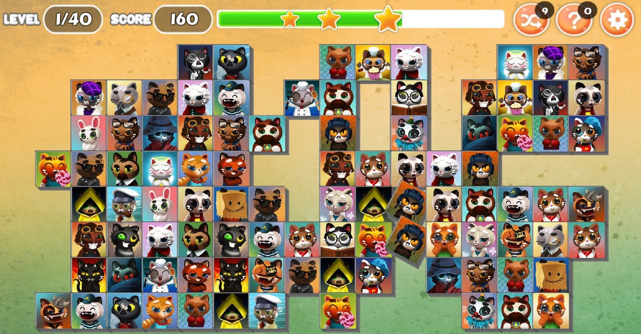 Cats - Classic Onet Connect (itch) screenshot 2