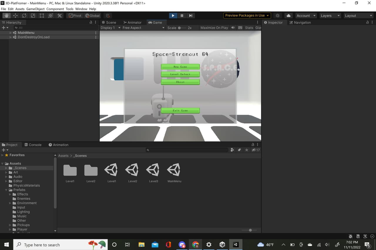 3DPlatformer (BilalSaqib19) screenshot 5
