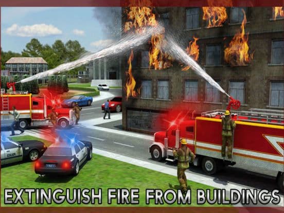Rescue Fire Truck Simulator Game: 911 Firefighter