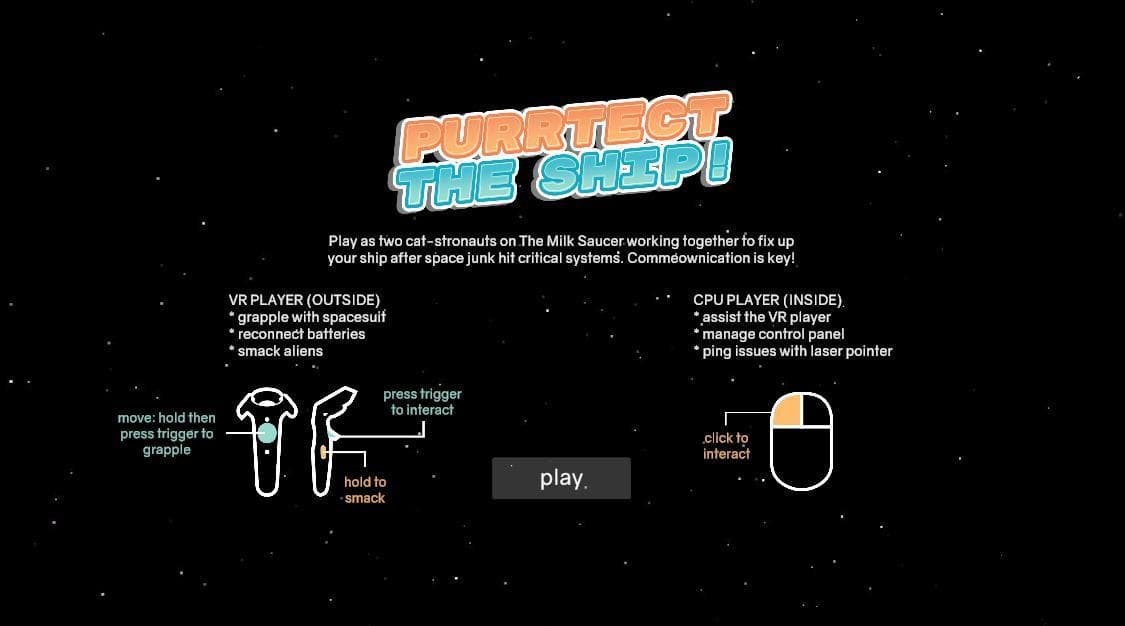 Help Meowt! Space VR screenshot 3
