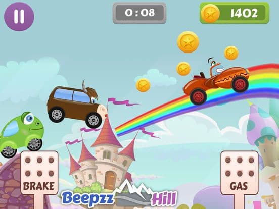 Beepzz Kids Hill Racing game