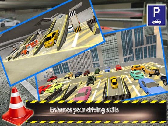 City Mall Taxi Parking 3d: free simulation game screenshot 4