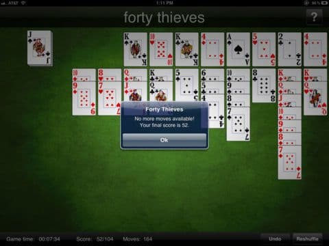 Forty Thieves Lite