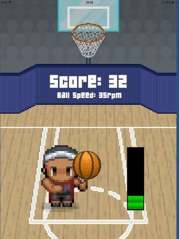 Spin the ball - Basketball Game Retro screenshot 3