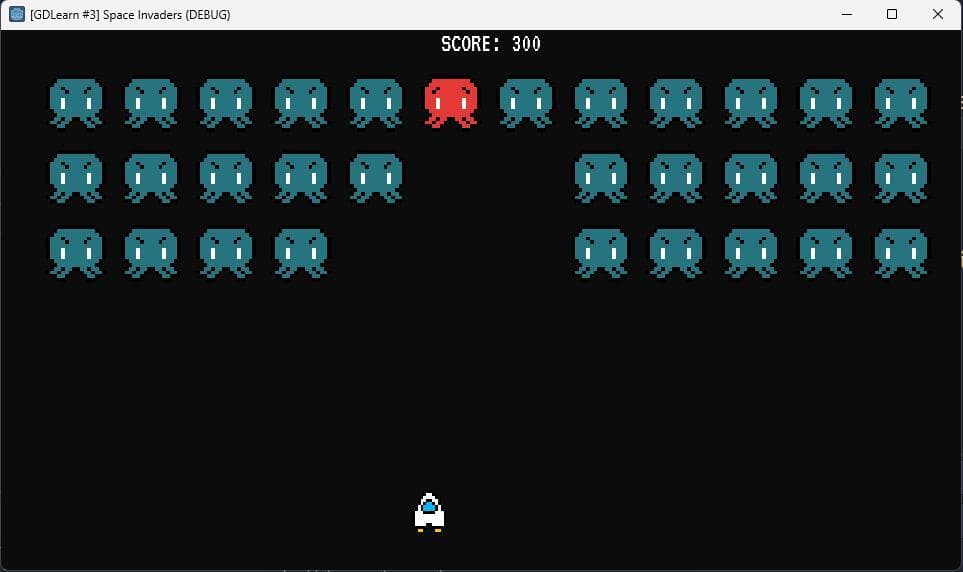 [WIP] [GDLearn #3] Space Invaders Clone