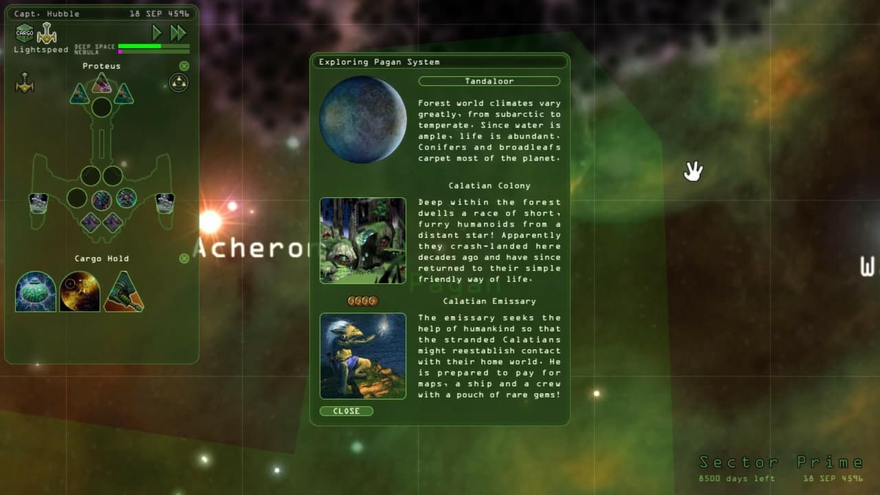 Weird Worlds: Return to Infinite Space Demo screenshot 4