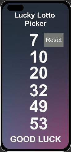 Lucky Lotto Picker