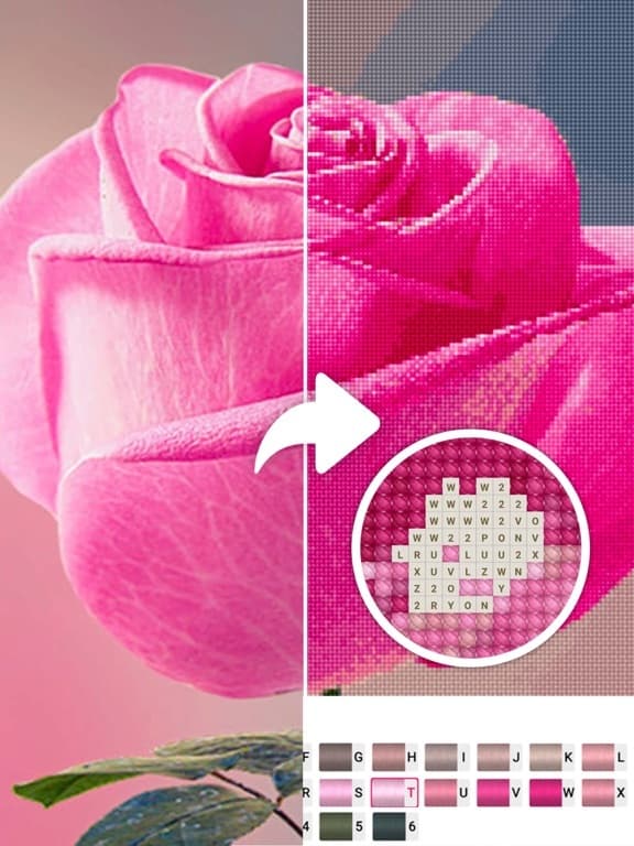 Cross stitch: Color by Letter screenshot 4