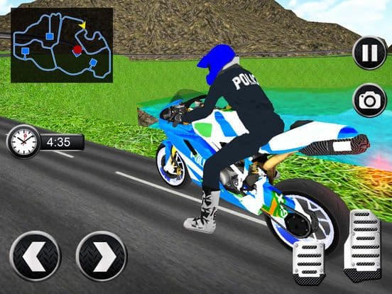 OffRoad Police Bike Transport Simulator screenshot 4