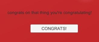 congratulations app
