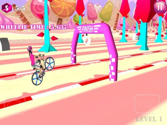 Bmx Girl Wheelie Racing screenshot 3
