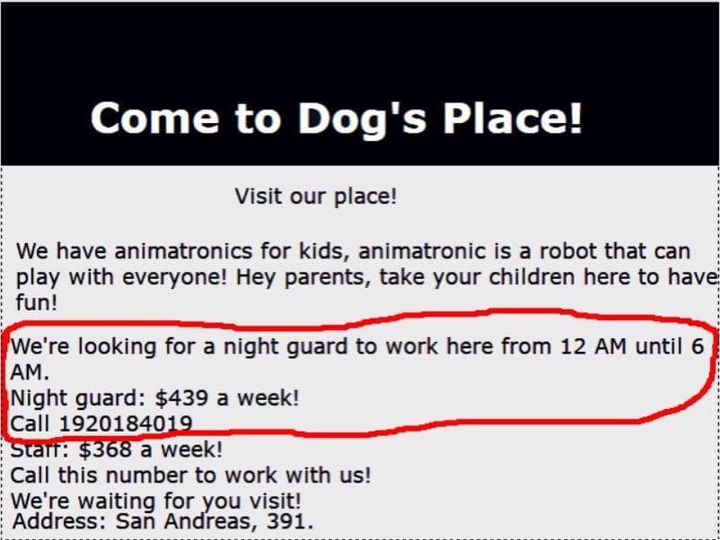 Five Nights at Dogs screenshot 2
