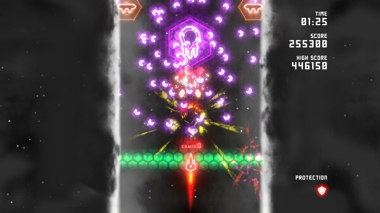 Neon Ships: The Typeem Up Shooter screenshot 5