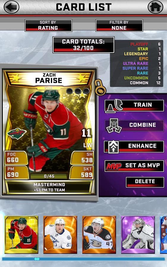 NHL SuperCard screenshot 2