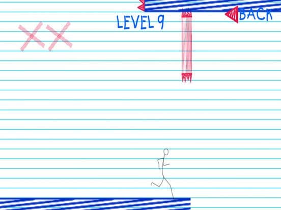 Dumb Stickman Run 4 (Challenge Gravity and dont die running in danger zone like dumber guy. Win the scary race and be a happy man) screenshot 5
