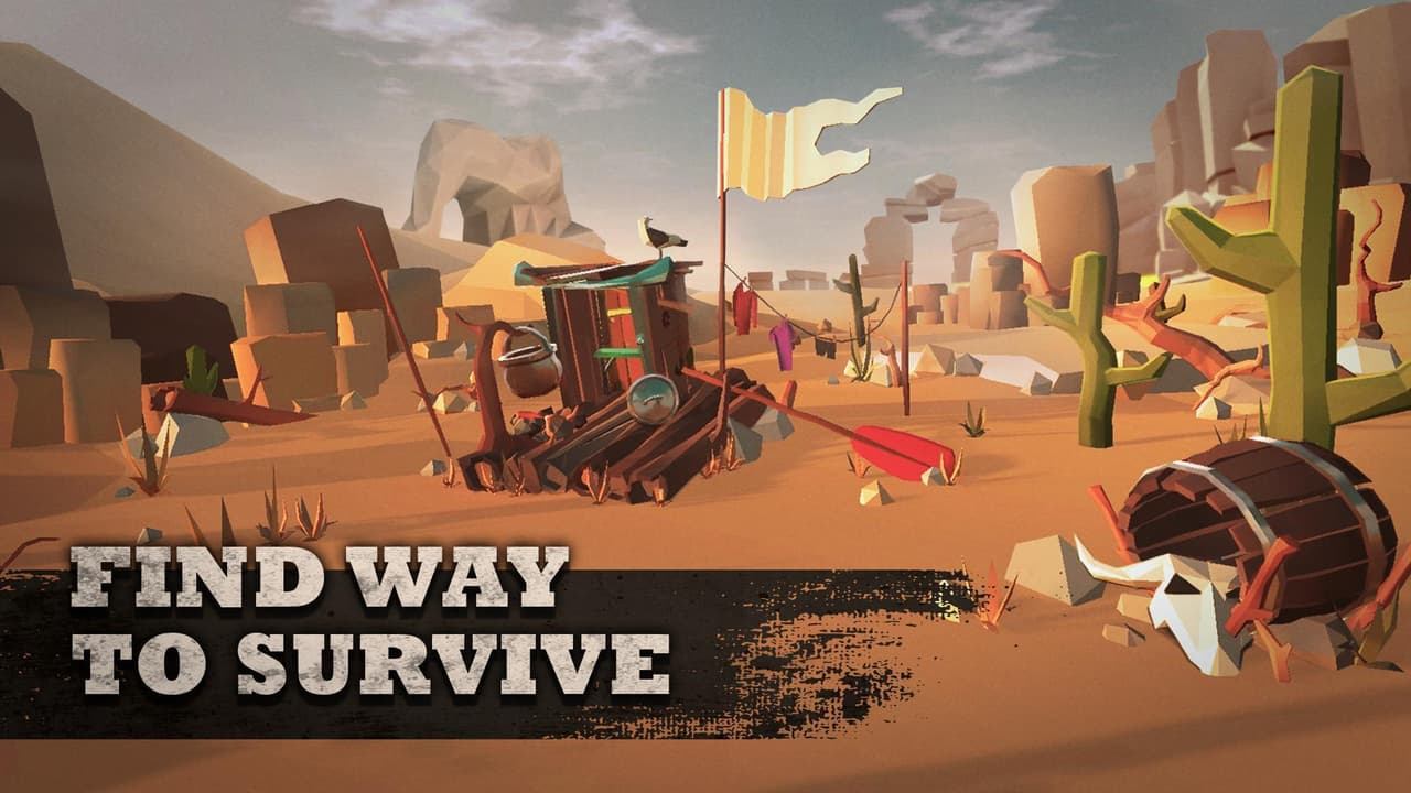 Desert Skies - Survival on Raft screenshot 3