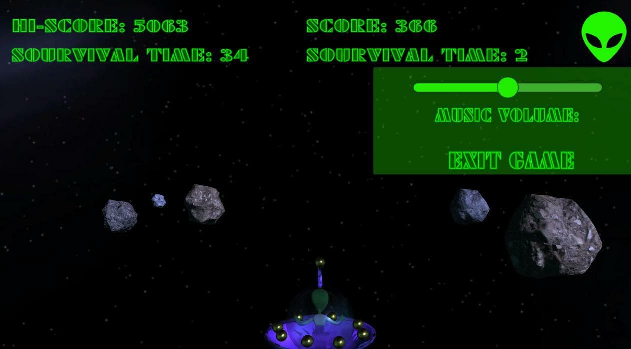 Mi Alien - Escape from Asteroids screenshot 2