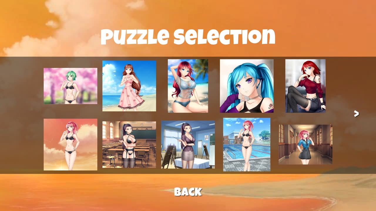Anime Girls Mini Jigsaw Puzzles screenshot 2