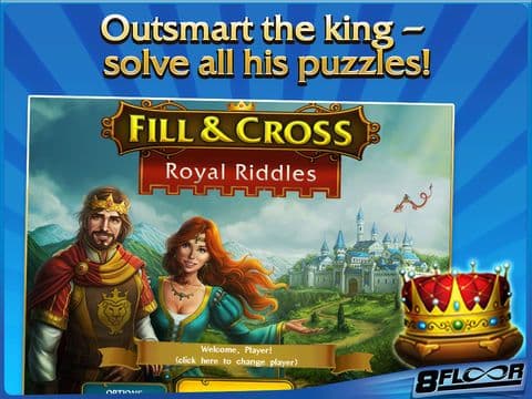 Fill and Cross. Royal Riddles HD Free screenshot 2