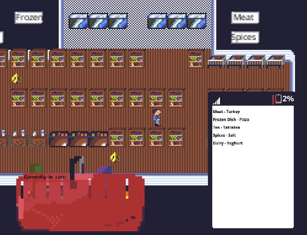 Panic Shopper - Ludum Date 46 screenshot 2