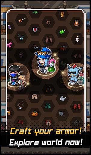 Grow Stone Online: 2d pixel RPG, MMORPG game