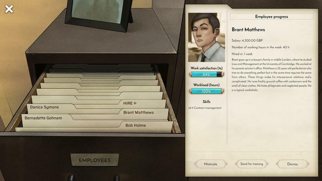 Coffee Noir - Business Detective Game DEMO screenshot 5
