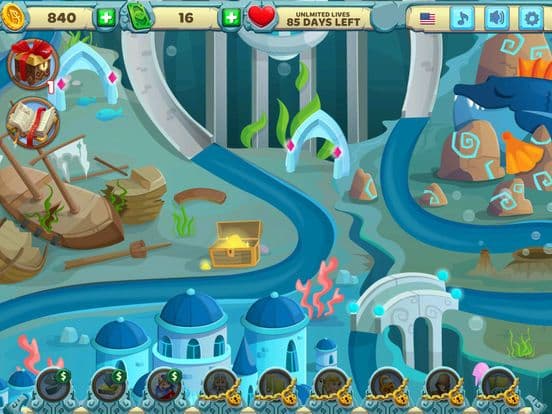 Solitaire Atlantis screenshot 5