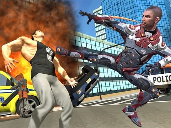 Super Hero Rope Crime City screenshot 4