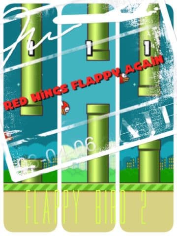 Red Wings Flyer - Brave Bird Flap Again screenshot 2