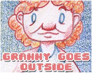 Granny goes outside