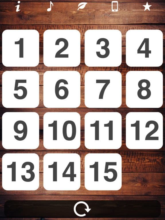 15 Puzzle Sliding Number Game screenshot 2