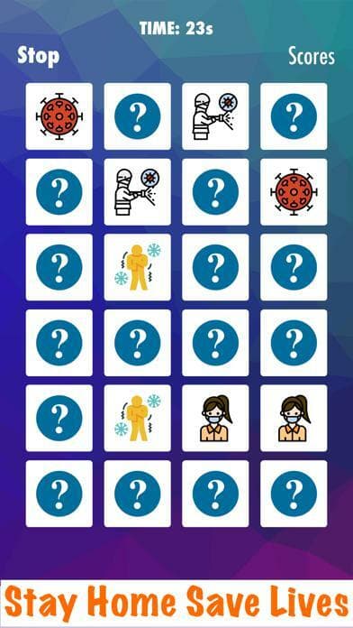 NCOVI Memory Game screenshot 2