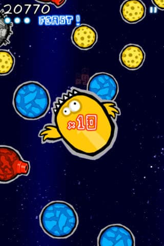 Crunchy Planets - An addictive planet eating game! screenshot 3