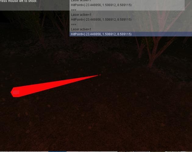 CopperCube Laser Beam