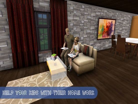 Virtual Family: Dad Dream Home screenshot 2