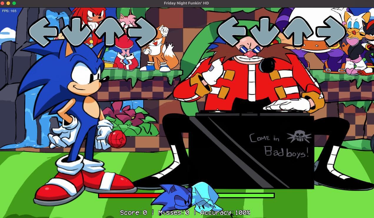 Friday Night Funkin HD Mod(SONIC WEEK UPDATE) For Mac screenshot 4