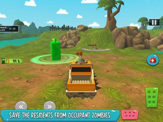 3D Attack Zombie Car