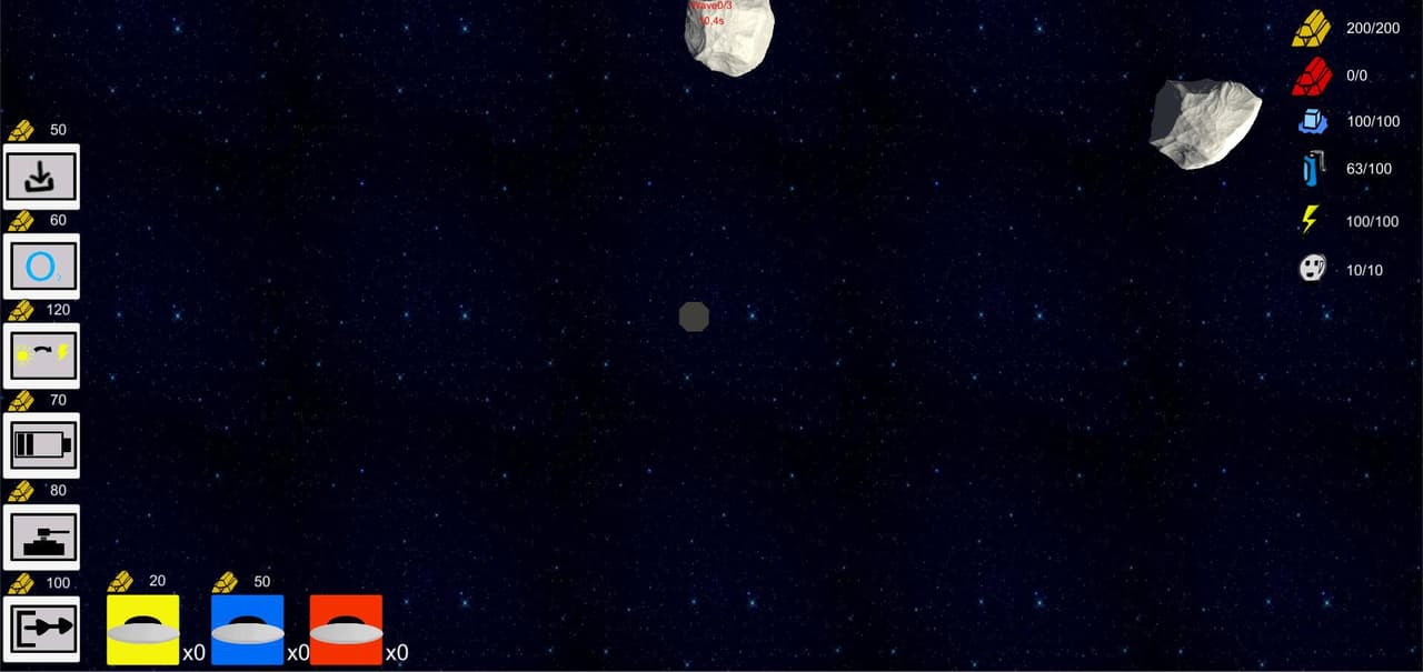 Boring space battle simulator