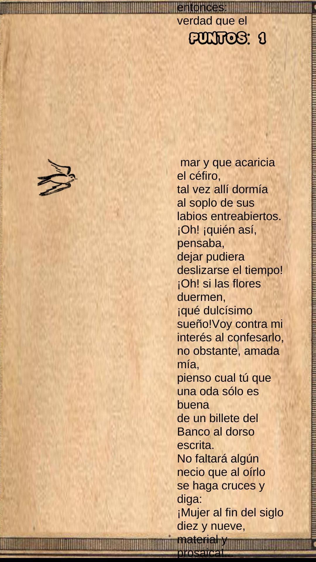 Bécquer Bird screenshot 2