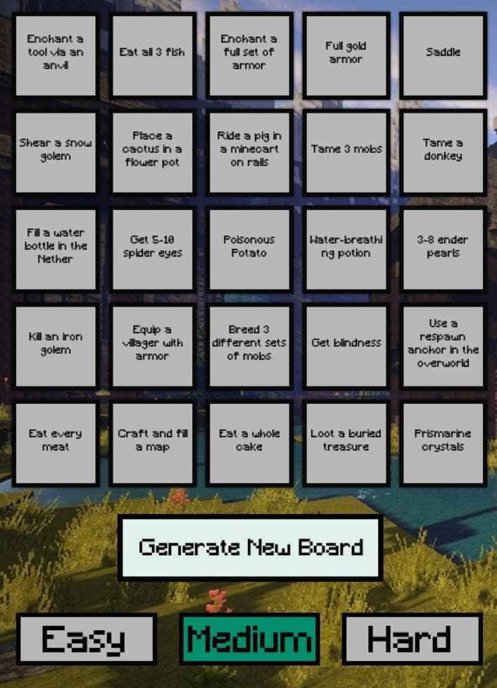 Minecraft Bingo+ screenshot 2