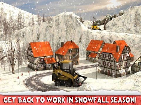 Snow Plow Rescue Truck Driving 3D Simulator screenshot 2