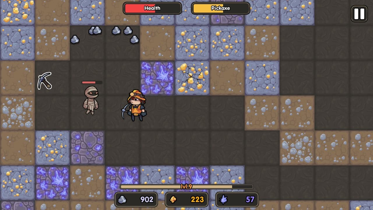 Golden Mine Pickaxe 2: Mummy Tombs