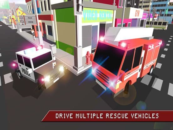 Block City Fire Truck Rescue screenshot 3