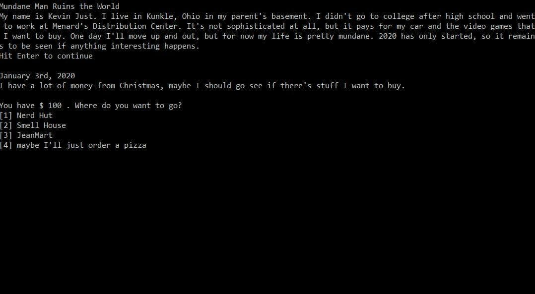 Mundane Man Ruins the World screenshot 2