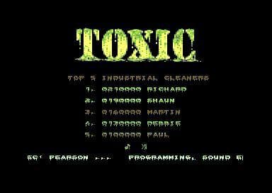 Toxic - 2020 Edition [Commodore 64] screenshot 3