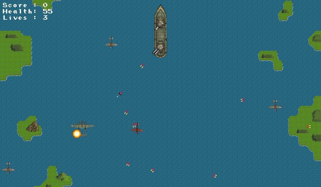 Retro Plane Game