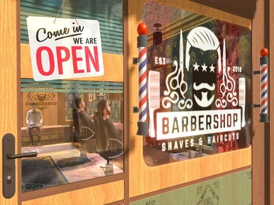 Barber Shop Hair Saloon Sim 3D screenshot 3
