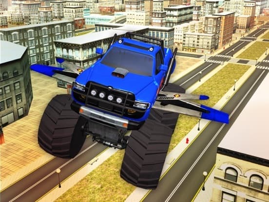 Flying 4x4 Off Road Racing Truck screenshot 3
