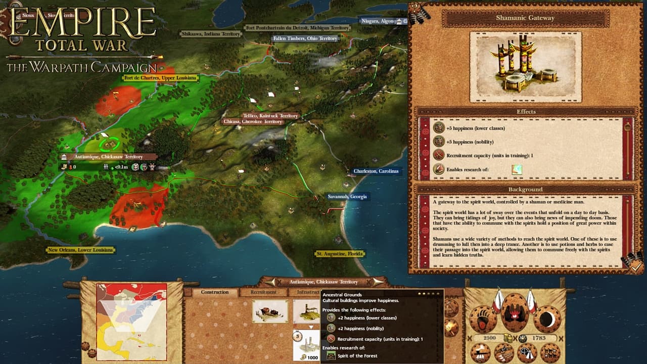 Empire: Total War - The Warpath Campaign screenshot 2
