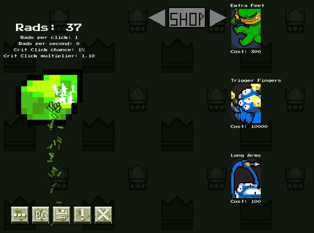 Nuclear Throne Rad Clicker